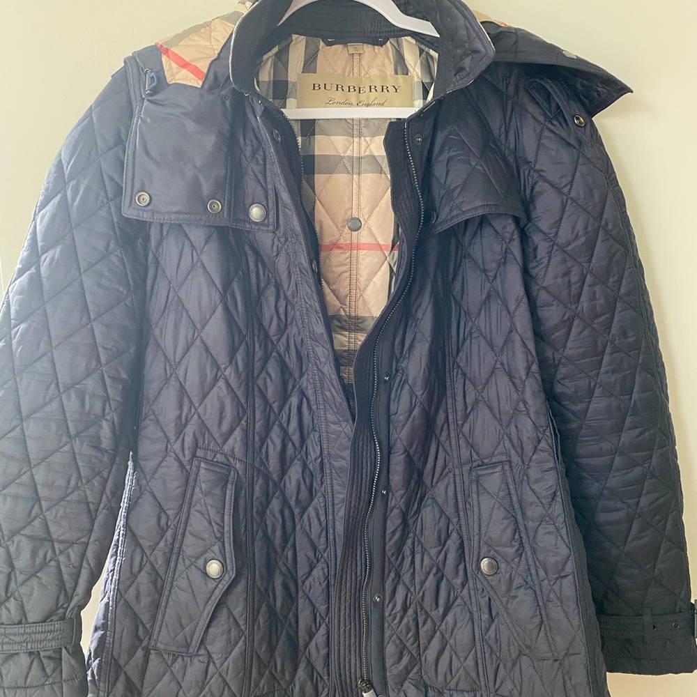 Dark blue Burberry Jacket
